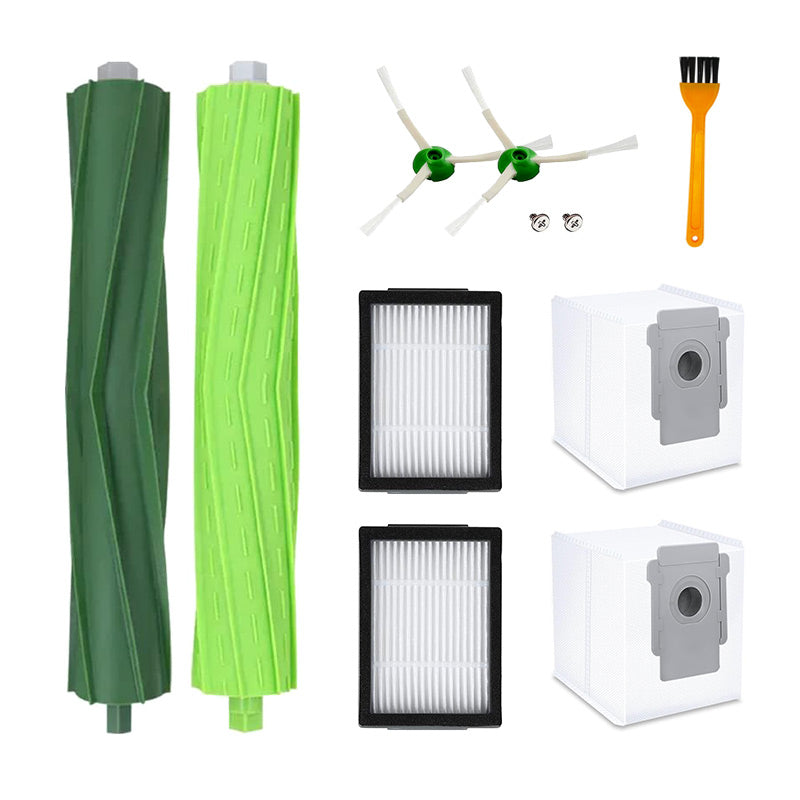JUNSUNMAY 9Pcs For iRobot Roomba i3 / i4 / i6 / i7 / i8 / E5 / E6 Main Brush Side Brush Filter Vacuum Bag Set JUNSUNMAY 9Pcs For iRobot Roomba i3 / i4 / i6 / i7 / i8 / E5 / E6 Main Brush Side Brush Filter Vacuum Bag Set